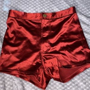 Disco high waisted shorts